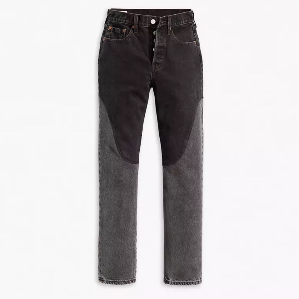 Levi's Women's Straight Leg Jeans - Black and Gray